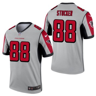 Men's Atlanta Falcons Luke Stocker Silver Inverted Legend Jersey