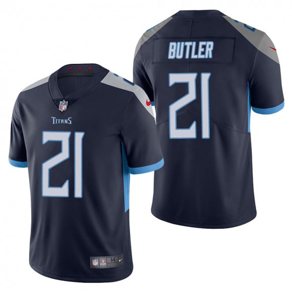 Men's Tennessee Titans Malcolm Butler Navy Vapor Untouchable Limited Jersey