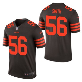 Men's Cleveland Browns Malcolm Smith Brown Color Rush Legend Jersey