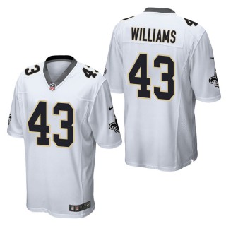 Men's New Orleans Saints Marcus Williams White Game Jersey