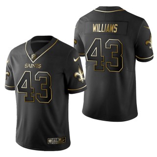 Men's New Orleans Saints Marcus Williams Black Golden Edition Jersey