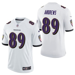 Men's Baltimore Ravens Mark Andrews White Vapor Untouchable Limited Jersey