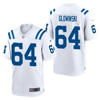 Men's Indianapolis Colts Mark Glowinski White Game Jersey
