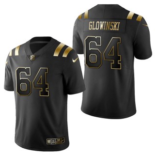 Men's Indianapolis Colts Mark Glowinski Black Golden Edition Jersey