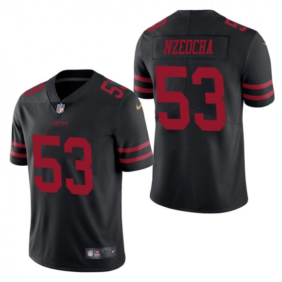 Men's San Francisco 49ers Mark Nzeocha Black Vapor Untouchable Limited Jersey