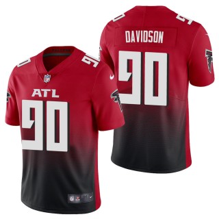 Men's Atlanta Falcons Marlon Davidson Red 2nd Alternate Vapor Limited Jersey