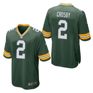Men's Green Bay Packers Mason Crosby Green Game Jersey