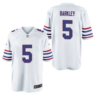 Men's Buffalo Bills Matt Barkley White Alternate Game Jersey