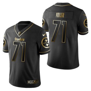 Men's Pittsburgh Steelers Matt Feiler Black Golden Edition Jersey