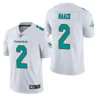 Men's Miami Dolphins Matt Haack White Vapor Untouchable Limited Jersey