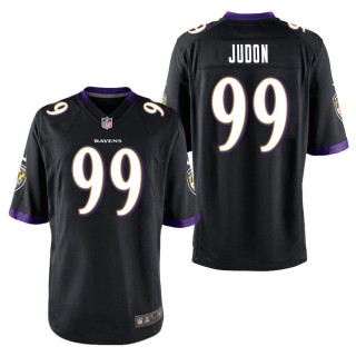 Men's Baltimore Ravens Matt Judon Black Game Jersey