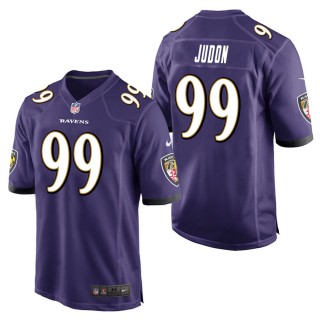 Men's Baltimore Ravens Matt Judon Purple Game Jersey