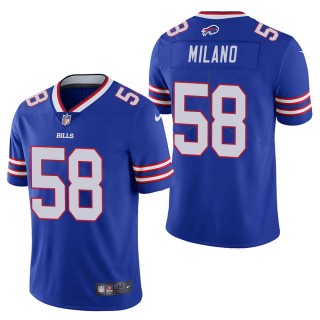 Men's Buffalo Bills Matt Milano Royal Vapor Untouchable Limited Jersey