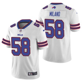 Men's Buffalo Bills Matt Milano White Vapor Untouchable Limited Jersey