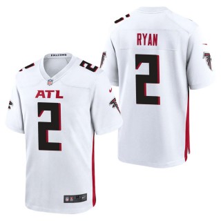 Men's Atlanta Falcons Matt Ryan White Game Jersey