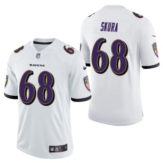 Men's Baltimore Ravens Matt Skura White Vapor Untouchable Limited Jersey
