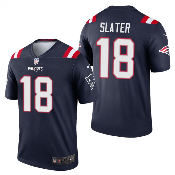 Men's New England Patriots Matthew Slater Navy Legend Jersey