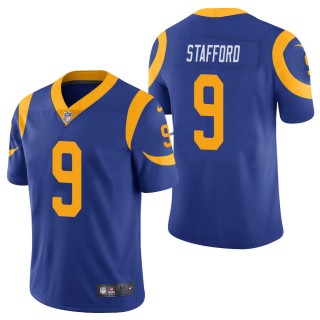 Men's Los Angeles Rams Matthew Stafford Royal Vapor Untouchable Limited Jersey