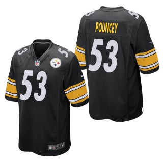 Men's Pittsburgh Steelers Maurkice Pouncey Black Game Jersey