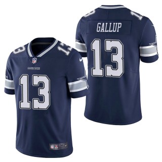 Men's Dallas Cowboys Michael Gallup Navy Vapor Untouchable Limited Jersey