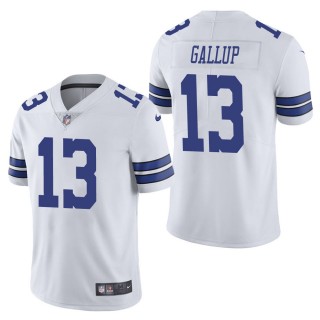Men's Dallas Cowboys Michael Gallup White Vapor Untouchable Limited Jersey