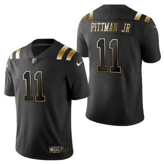 Men's Indianapolis Colts Michael Pittman Jr. Black Golden Edition Jersey