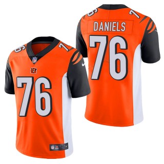 Men's Cincinnati Bengals Mike Daniels Orange Vapor Untouchable Limited Jersey