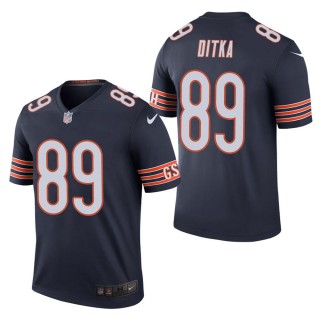 Men's Chicago Bears Mike Ditka Navy Color Rush Legend Jersey
