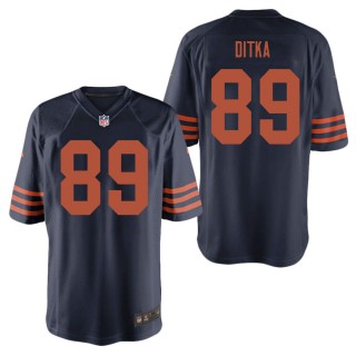 Men's Chicago Bears Mike Ditka Navy Throwback Game Jersey