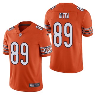 Men's Chicago Bears Mike Ditka Orange Vapor Untouchable Limited Jersey