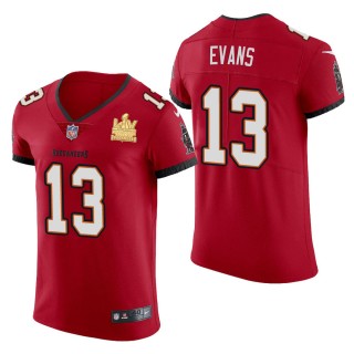 Men's Tampa Bay Buccaneers Mike Evans Red Super Bowl LV Champions Jersey