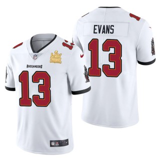 Men's Tampa Bay Buccaneers Mike Evans White Super Bowl LV Champions Jersey