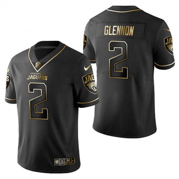 Men's Jacksonville Jaguars Mike Glennon Black Golden Edition Jersey