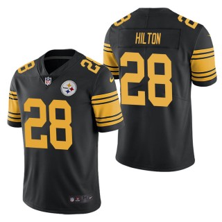 Men's Pittsburgh Steelers Mike Hilton Black Color Rush Limited Jersey