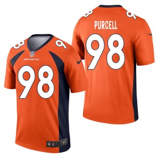 Men's Denver Broncos Mike Purcell Orange Legend Jersey