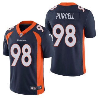 Men's Denver Broncos Mike Purcell Navy Vapor Untouchable Limited Jersey