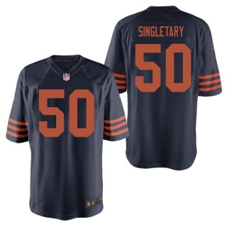 Men's Chicago Bears Mike Singletary Navy Throwback Game Jersey