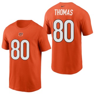 Men's Cincinnati Bengals Mike Thomas Orange 2021 Name & Number T-Shirt