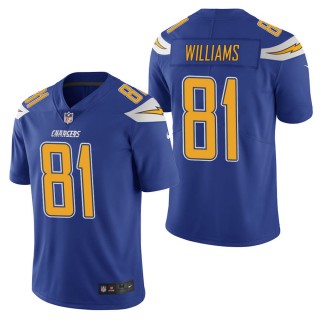 Men's Los Angeles Chargers Mike Williams Royal Color Rush Limited Jersey
