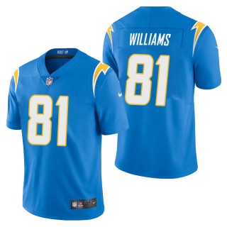 Men's Los Angeles Chargers Mike Williams Powder Blue Vapor Limited Jersey
