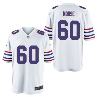 Men's Buffalo Bills Mitch Morse White Alternate Game Jersey