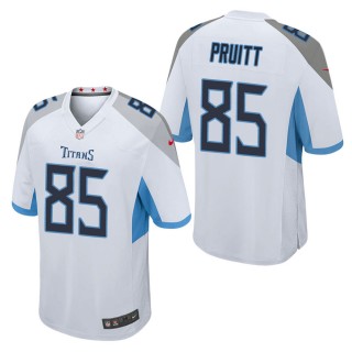 Men's Tennessee Titans MyCole Pruitt White Game Jersey