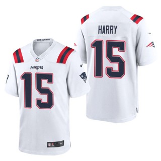 Men's New England Patriots N'Keal Harry White Game Jersey