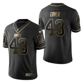 Men's New York Giants Nate Ebner Black Golden Edition Jersey
