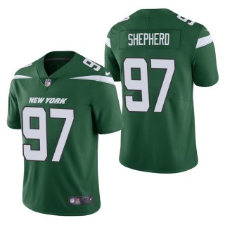 Men's New York Jets Nathan Shepherd Green Vapor Untouchable Limited Jersey