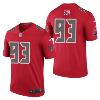 Men's Tampa Bay Buccaneers Ndamukong Suh Red Color Rush Legend Jersey