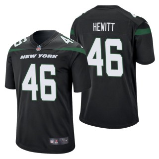 Men's New York Jets Neville Hewitt Black Game Jersey