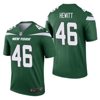 Men's New York Jets Neville Hewitt Green Legend Jersey