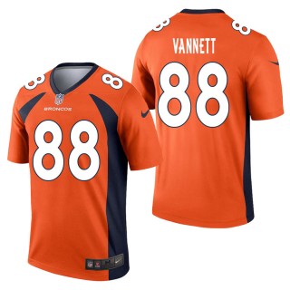 Men's Denver Broncos Nick Vannett Orange Legend Jersey