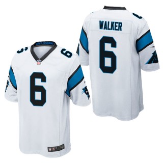 Men's Carolina Panthers P.J. Walker White Game Jersey